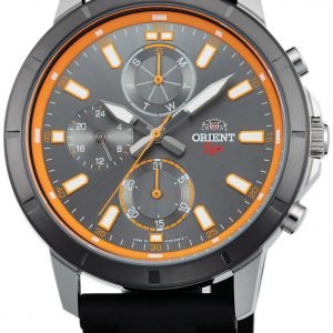 Orient Sporty Fuy03005a0 Kello Harmaa / Kumi