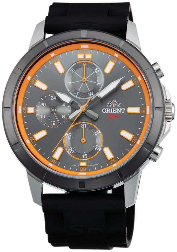 Orient Sporty Fuy03005a0 Kello Harmaa / Kumi