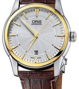 Oris 01 733 7670 6351-07 1 21 73fc Kello Hopea / Nahka