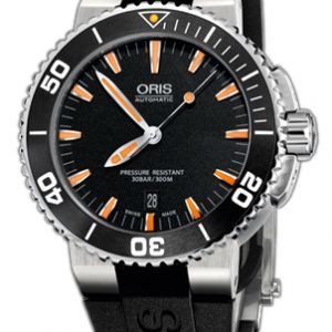 Oris Aquis 01 733 7653 4159-07 4 26 34eb Kello Musta / Kumi