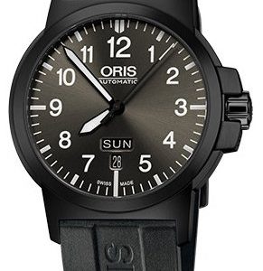 Oris Aviation 01 735 7641 4733-07 4 22 05b Kello Musta / Kumi