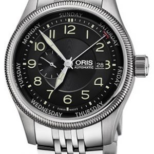 Oris Aviation 01 745 7688 4034-07 8 22 30 Kello Musta / Teräs