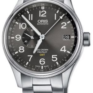 Oris Aviation 01 748 7710 4063-07 8 22 19 Kello Harmaa / Teräs