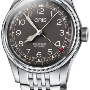 Oris Aviation 01 754 7741 4064-07 8 20 22 Kello Musta / Teräs