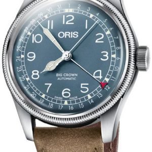 Oris Aviation 01 754 7741 4065-07 5 20 63 Kello Sininen / Nahka