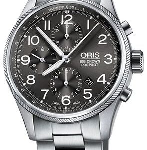 Oris Aviation 01 774 7699 4063-07 8 22 19 Kello Harmaa / Teräs