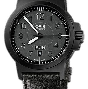 Oris Bc3 01 735 7641 4764-07 5 22 56b Kello Musta / Nahka