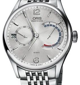 Oris Culture 01 111 7700 4061-Set 8 23 79 Kello Hopea / Teräs