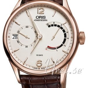 Oris Culture 01 111 7700 6061-Set 1 23 86 Kello Beige / Nahka