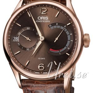 Oris Culture 01 111 7700 6062-Set 1 23 86 Kello Ruskea / Nahka