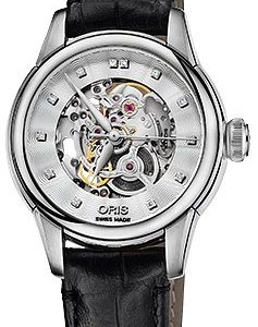 Oris Culture 01 560 7687 4019-07 5 14 60fc Kello Hopea / Nahka