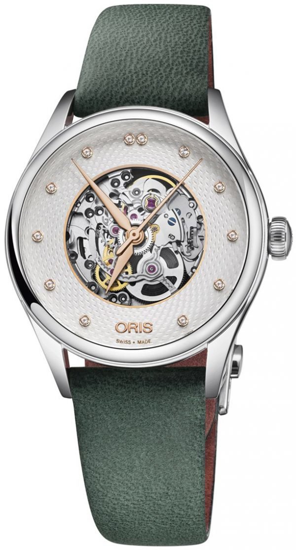 Oris Culture 01 560 7724 4031-07 5 17 35fc Kello Hopea / Nahka