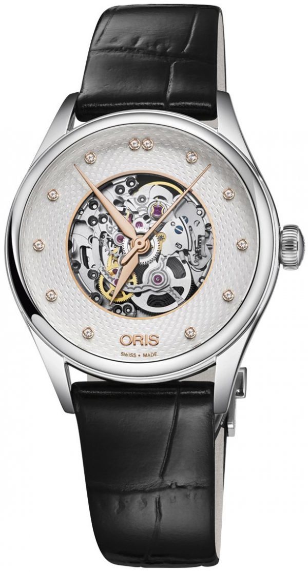 Oris Culture 01 560 7724 4031-07 5 17 64fc Kello Hopea / Nahka