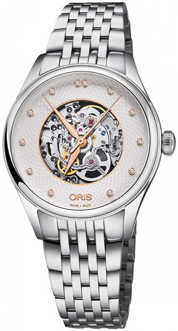 Oris Culture 01 560 7724 4031-07 8 17 79 Kello Hopea / Teräs