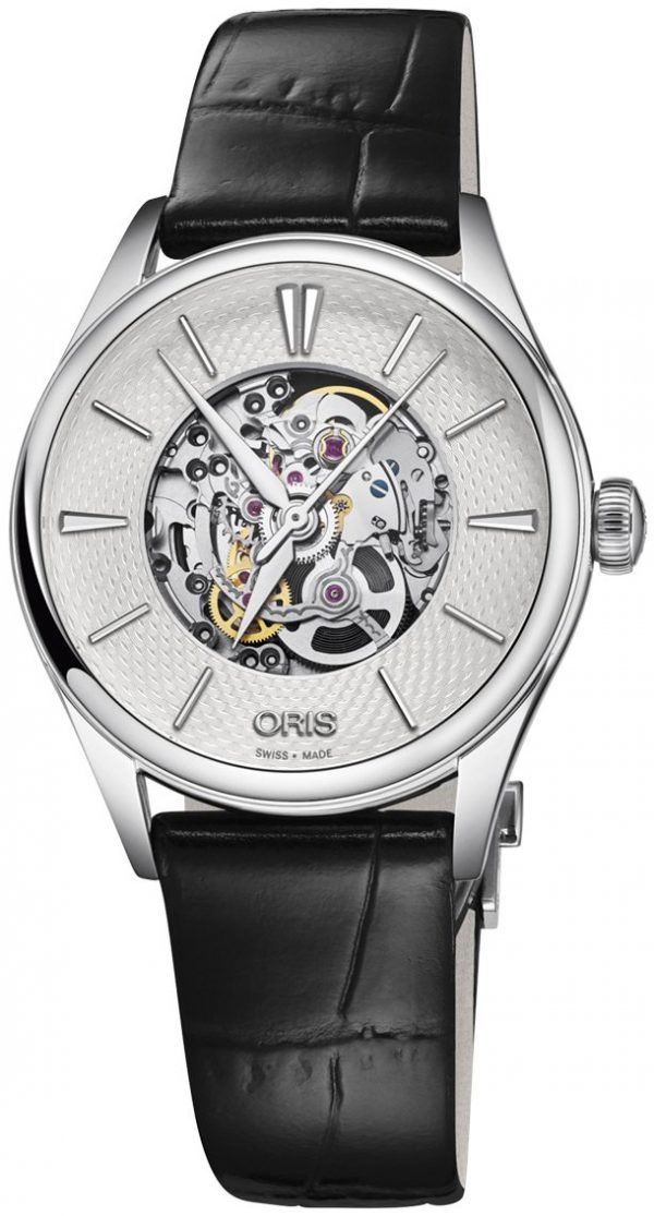 Oris Culture 01 560 7724 4051-07 5 17 64fc Kello Hopea / Nahka