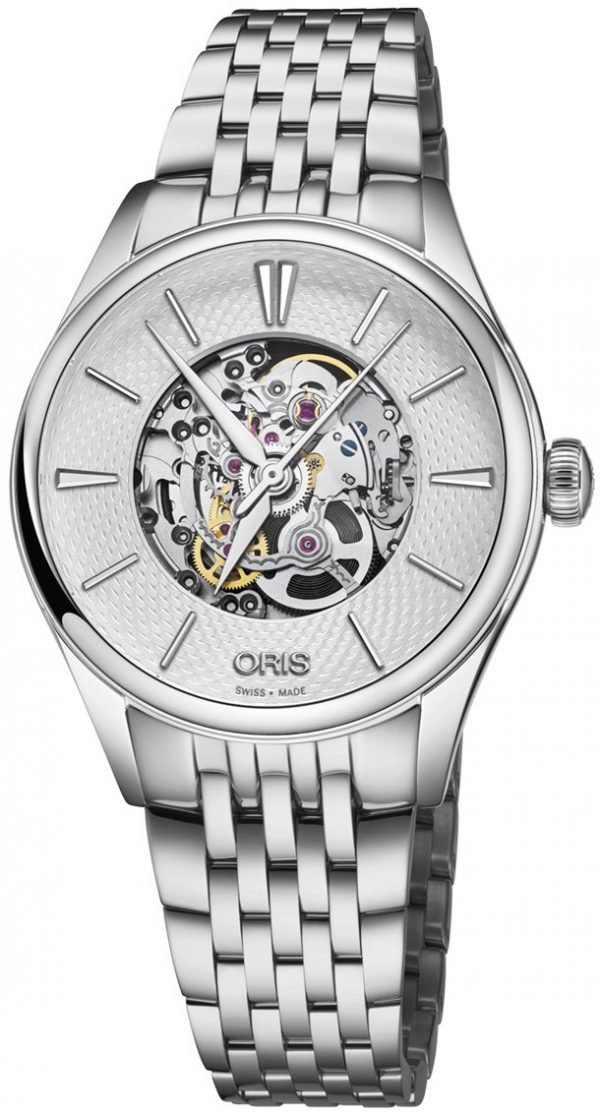 Oris Culture 01 560 7724 4051-07 8 17 79 Kello Hopea / Teräs