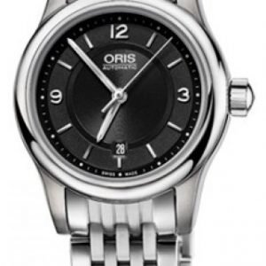 Oris Culture 01 561 7650 4034-07 8 14 61 Kello Musta / Teräs