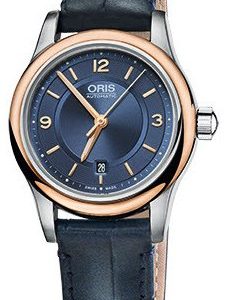 Oris Culture 01 561 7650 4335-07 5 14 85 Kello Sininen / Nahka