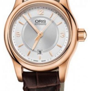 Oris Culture 01 561 7650 4831-07 6 14 10 Kello Hopea / Nahka