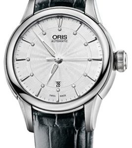 Oris Culture 01 561 7687 4051-07 5 14 60fc Kello Hopea / Nahka