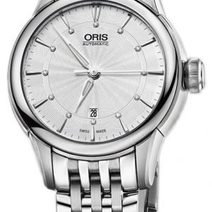 Oris Culture 01 561 7687 4051-07 8 14 77 Kello Hopea / Teräs