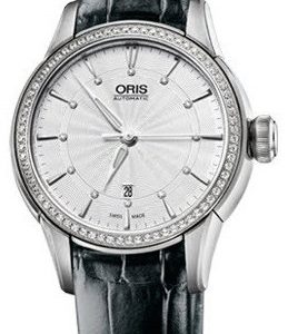 Oris Culture 01 561 7687 4951-07 5 14 60fc Kello Hopea / Nahka