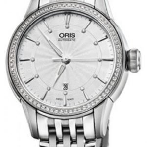 Oris Culture 01 561 7687 4951-07 8 14 77 Kello Hopea / Teräs