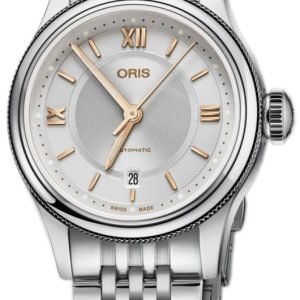 Oris Culture 01 561 7718 4071-07 8 14 10 Kello Hopea / Teräs