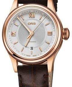 Oris Culture 01 561 7718 4871-07 6 14 32 Kello Hopea / Nahka