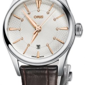 Oris Culture 01 561 7722 4031-07 5 14 65fc Kello Hopea / Nahka