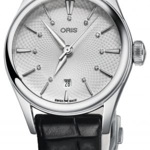 Oris Culture 01 561 7722 4051-07 5 14 64fc Kello Hopea / Nahka