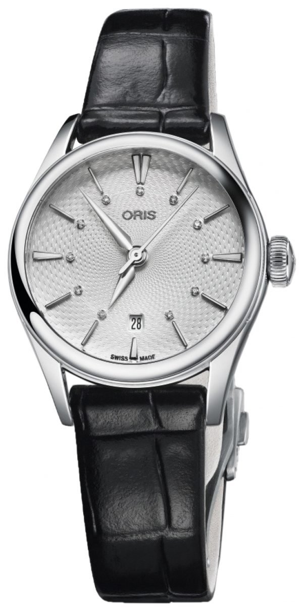 Oris Culture 01 561 7722 4051-07 5 14 64fc Kello Hopea / Nahka