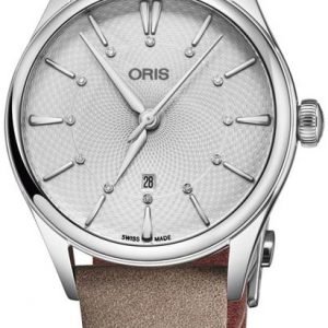 Oris Culture 01 561 7724 4051-07 5 17 33fc Kello Hopea / Nahka