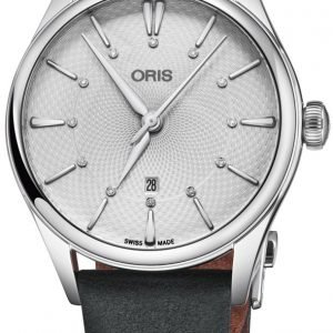 Oris Culture 01 561 7724 4051-07 5 17 34fc Kello Hopea / Nahka