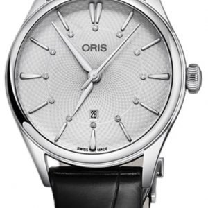 Oris Culture 01 561 7724 4051-07 5 17 64fc Kello Hopea / Nahka