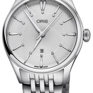 Oris Culture 01 561 7724 4051-07 8 17 79 Kello Hopea / Teräs