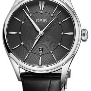 Oris Culture 01 561 7724 4053-07 5 17 64fc Kello Harmaa / Nahka