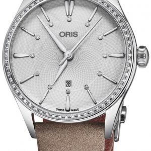 Oris Culture 01 561 7724 4951-07 5 17 33fc Kello Hopea / Nahka