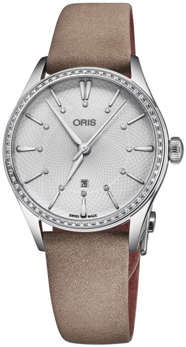 Oris Culture 01 561 7724 4951-07 5 17 33fc Kello Hopea / Nahka