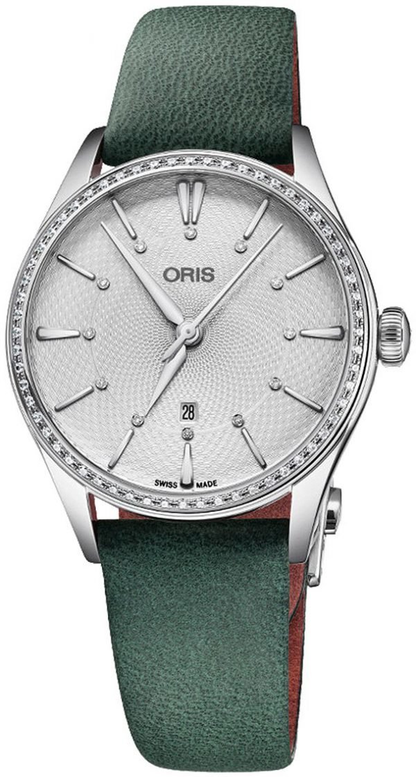 Oris Culture 01 561 7724 4951-07 5 17 35fc Kello Hopea / Nahka