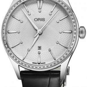 Oris Culture 01 561 7724 4951-07 5 17 64fc Kello Hopea / Nahka