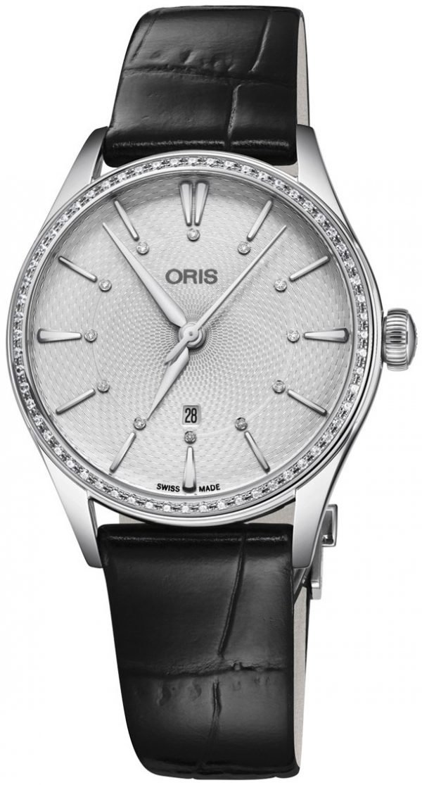 Oris Culture 01 561 7724 4951-07 5 17 64fc Kello Hopea / Nahka