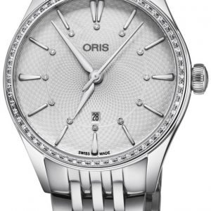 Oris Culture 01 561 7724 4951-07 8 17 79 Kello Hopea / Teräs