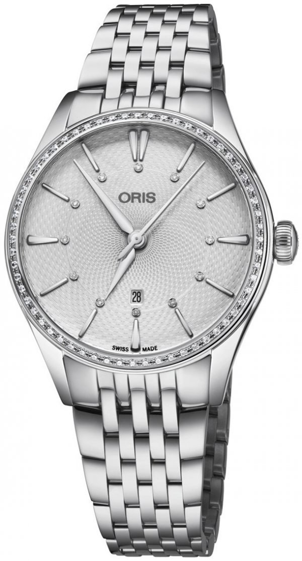 Oris Culture 01 561 7724 4951-07 8 17 79 Kello Hopea / Teräs