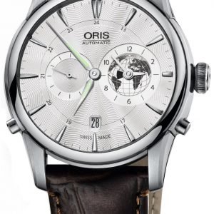 Oris Culture 01 690 7690 4081-07 1 22 73fc Kello Hopea / Nahka