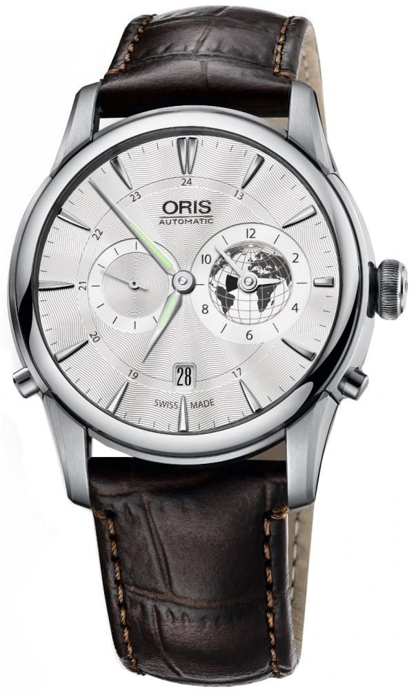 Oris Culture 01 690 7690 4081-07 1 22 73fc Kello Hopea / Nahka