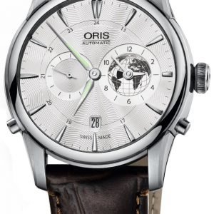 Oris Culture 01 690 7690 4081-07 5 22 70fc Kello Hopea / Nahka