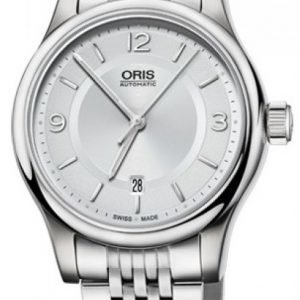 Oris Culture 01 733 7594 4031-07 8 20 61 Kello Hopea / Teräs