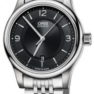 Oris Culture 01 733 7594 4034-07 8 20 61 Kello Musta / Teräs