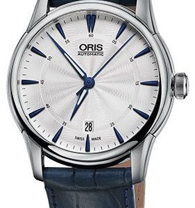 Oris Culture 01 733 7670 4031-07 5 21 75fc Kello Hopea / Nahka